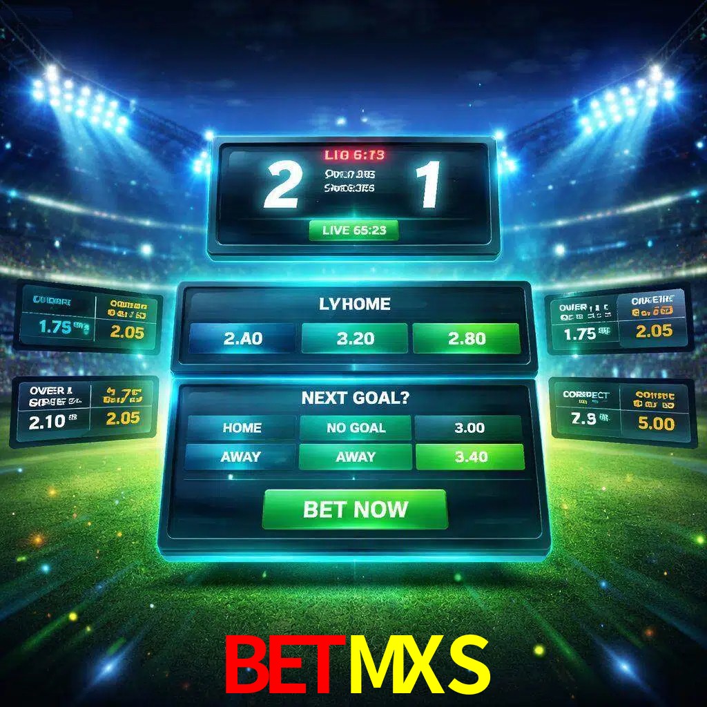 Vista de apuestas en vivo BETMXS durante un partido en curso