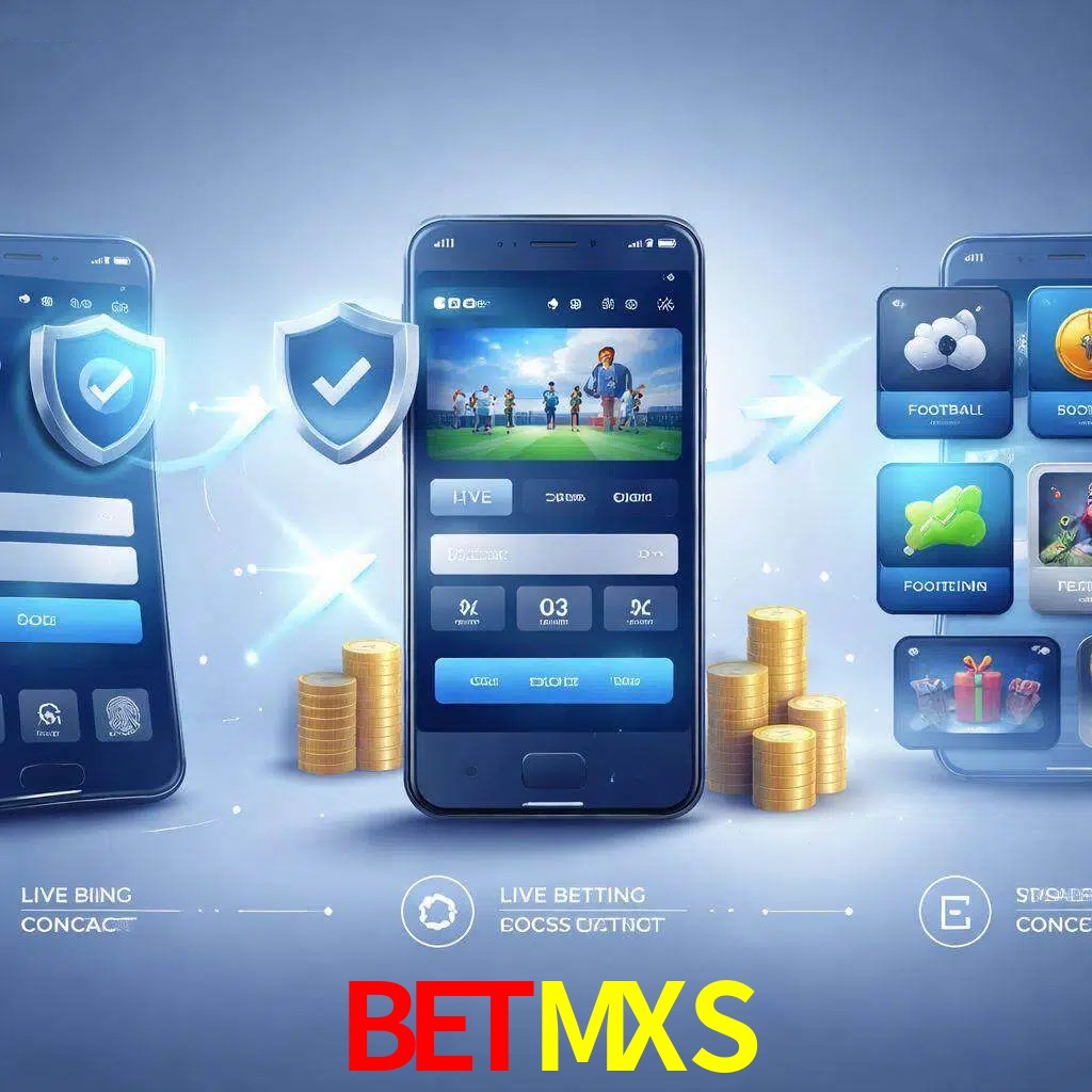 Pasos de acceso a la app BETMXS en pantalla de teléfono móvil